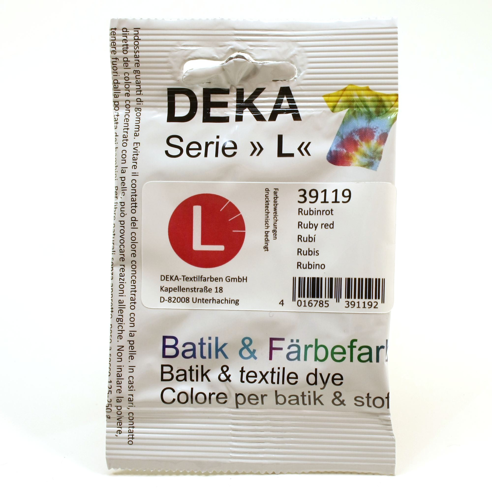 Deka Batik - 76 Rubiininpunainen
