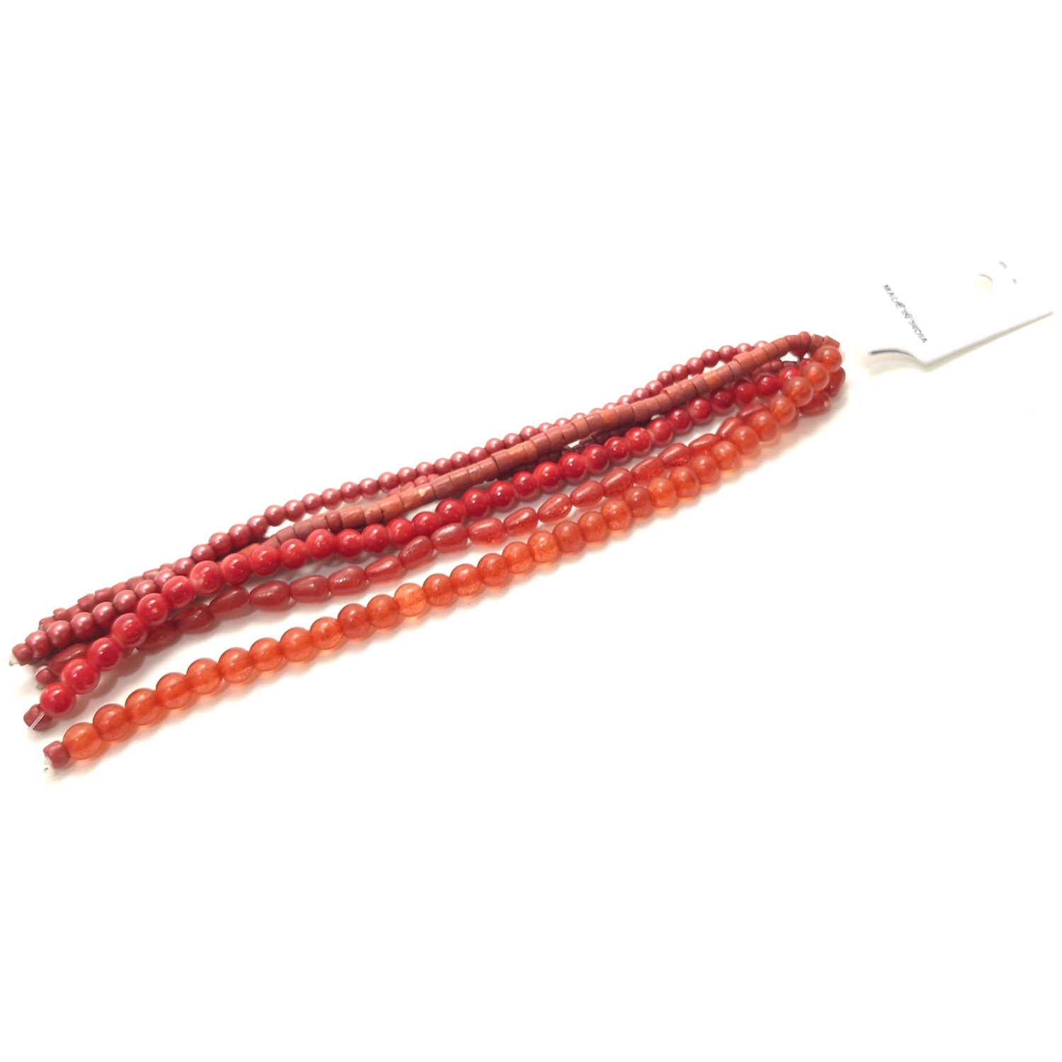 Delhi Lasihelmilajitelma - Punaiset