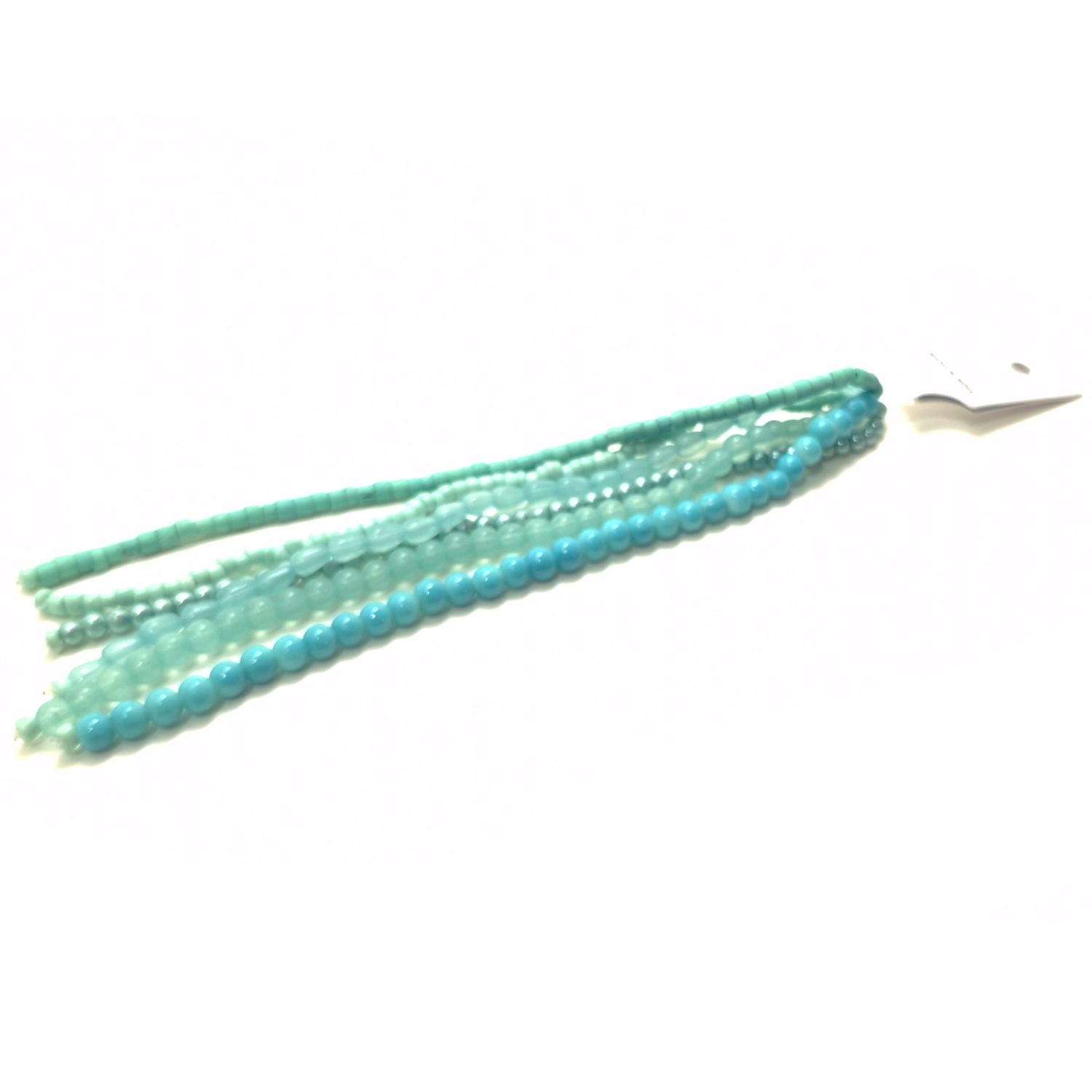 Delhi Lasihelmilajitelma - Vaalea Turkoosi