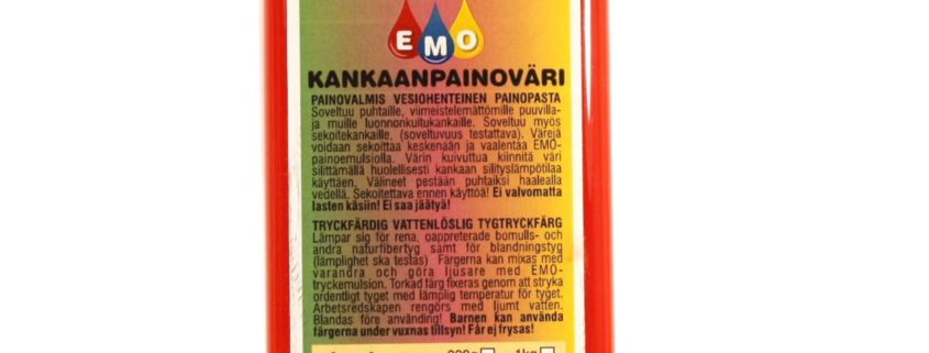 EMO Kankaanpainoväri joulunpunainen