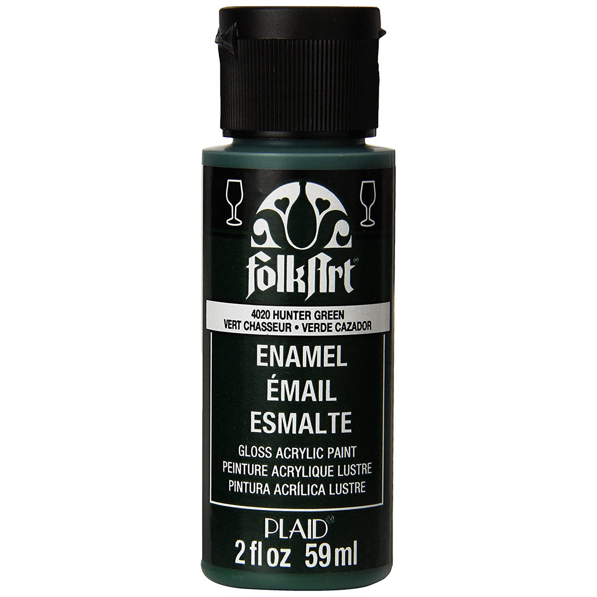 Folkart Enamels - Hunter Green