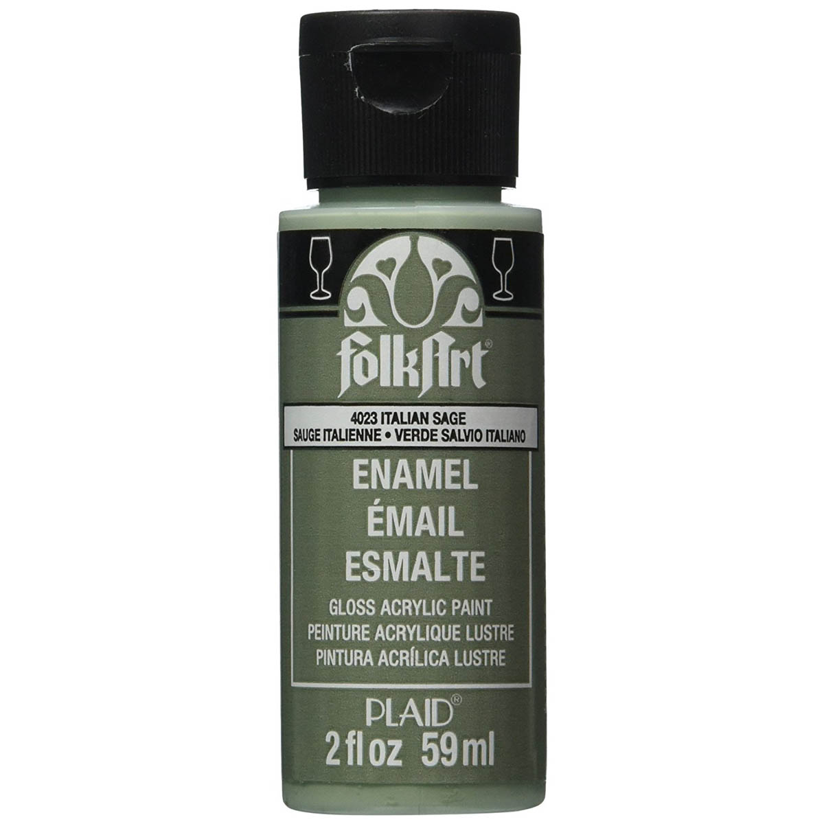 Folkart Enamels - Italian Sage