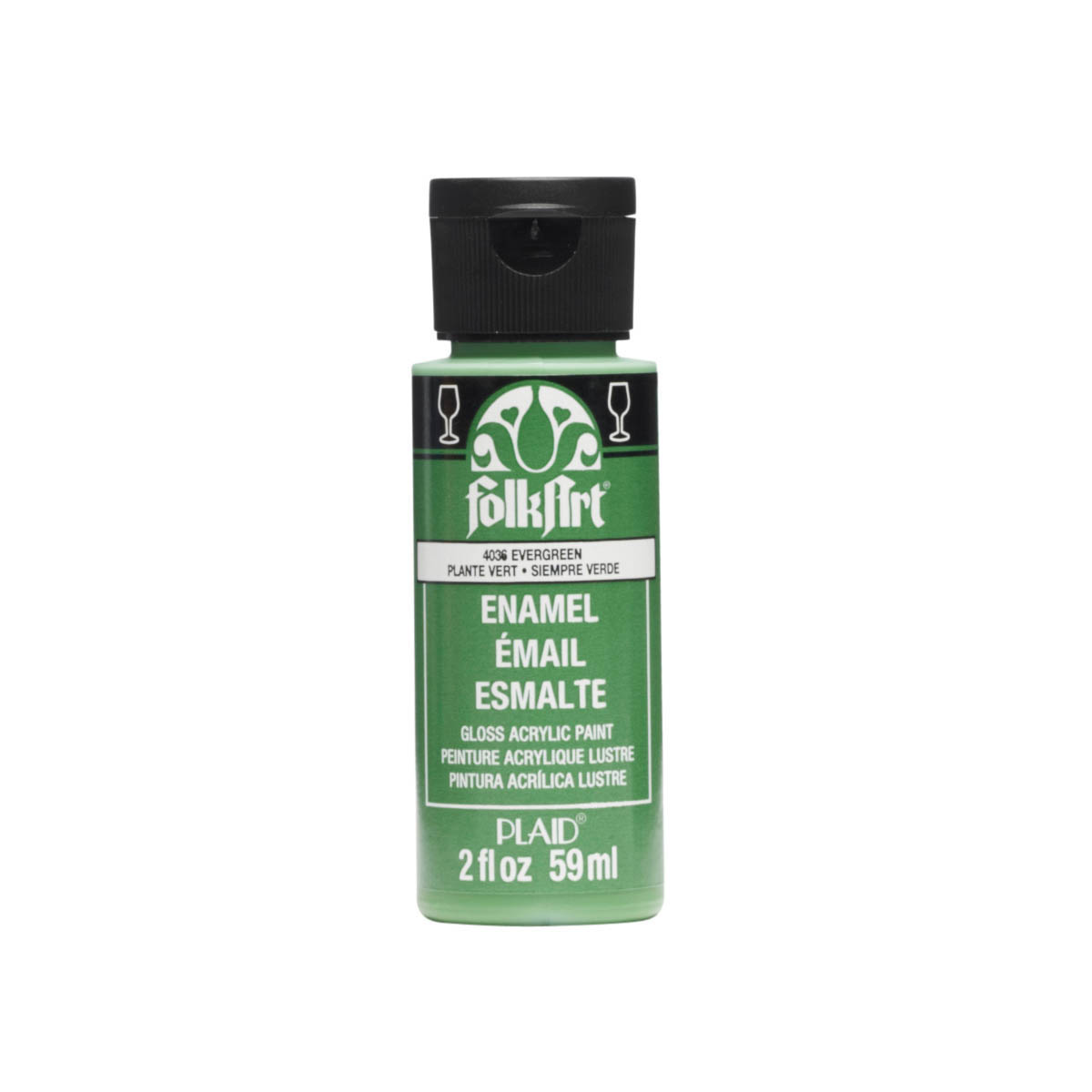 Folkart Enamels - Evergreen