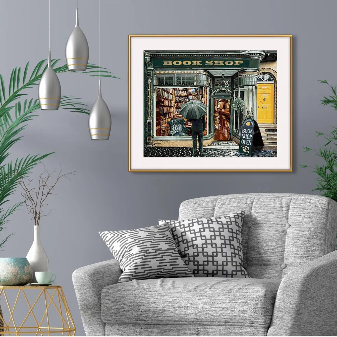 Alternative view of Numeromaalaus 40x50cm -English Bookshop