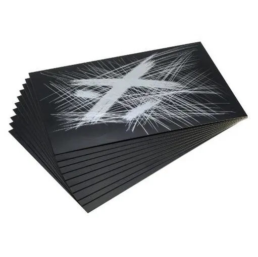 Essdee Raapekartonki 30,5x22,9cm 1kpl - Hopeansävyinen pohja