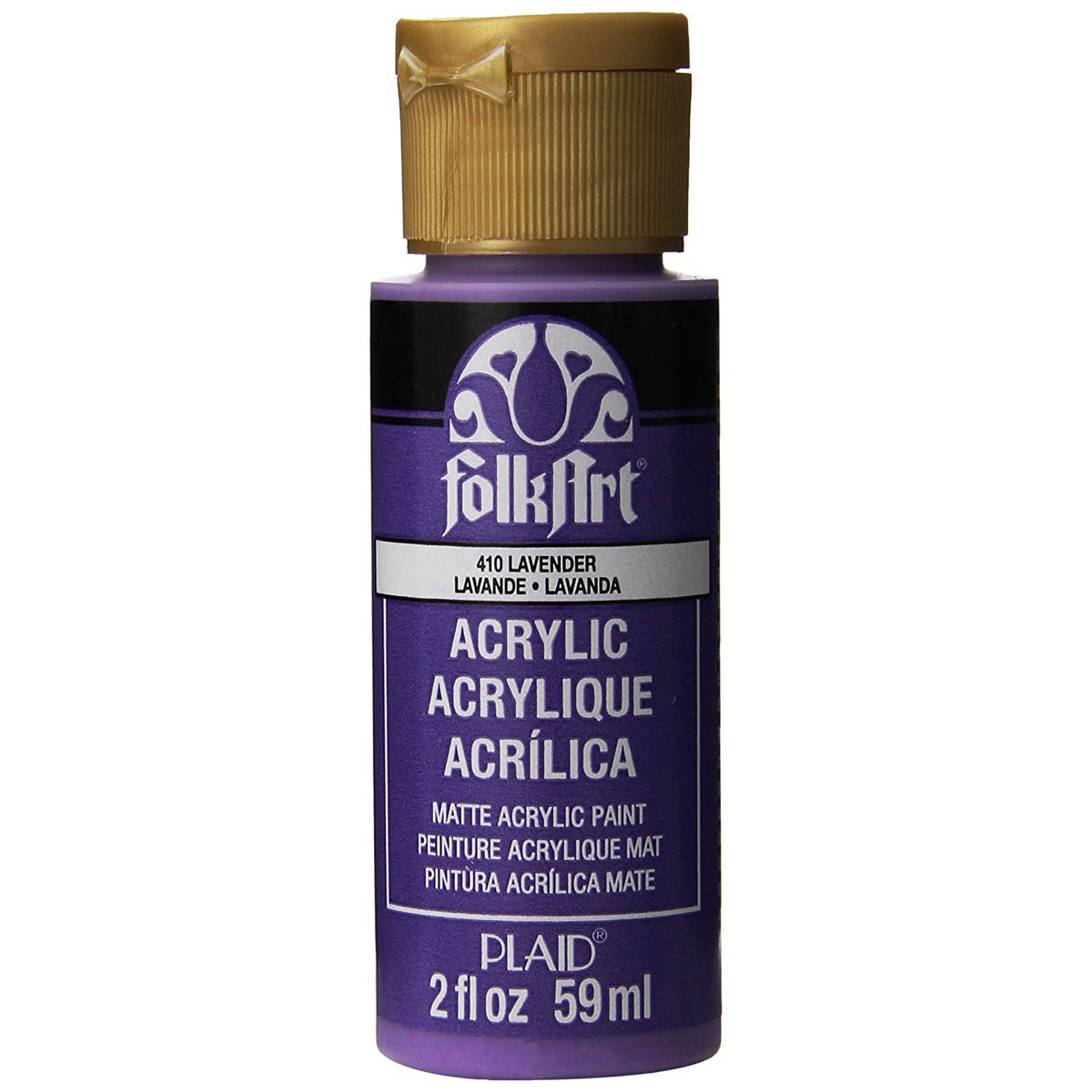Alternative view of FolkArt Acrylic - 410 Lavender