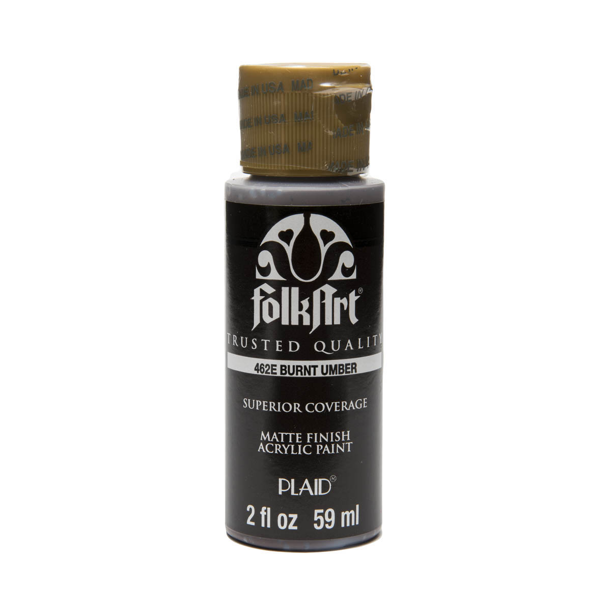 Alternative view of FolkArt Acrylic - 462 Burnt Umber