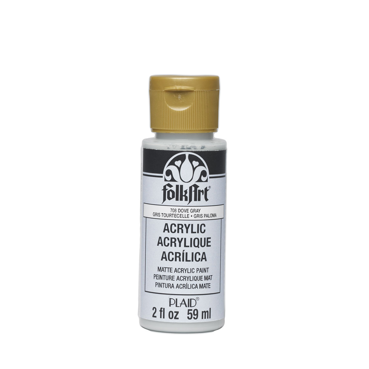 Alternative view of FolkArt Acrylic - 708 Dove Grey