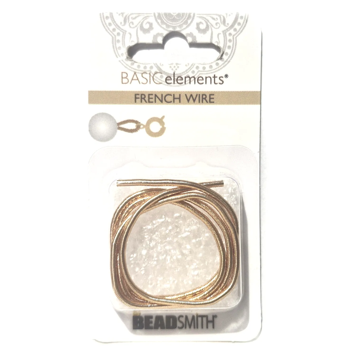 French Wire n.1,8mm n.35cm - Kullansävy