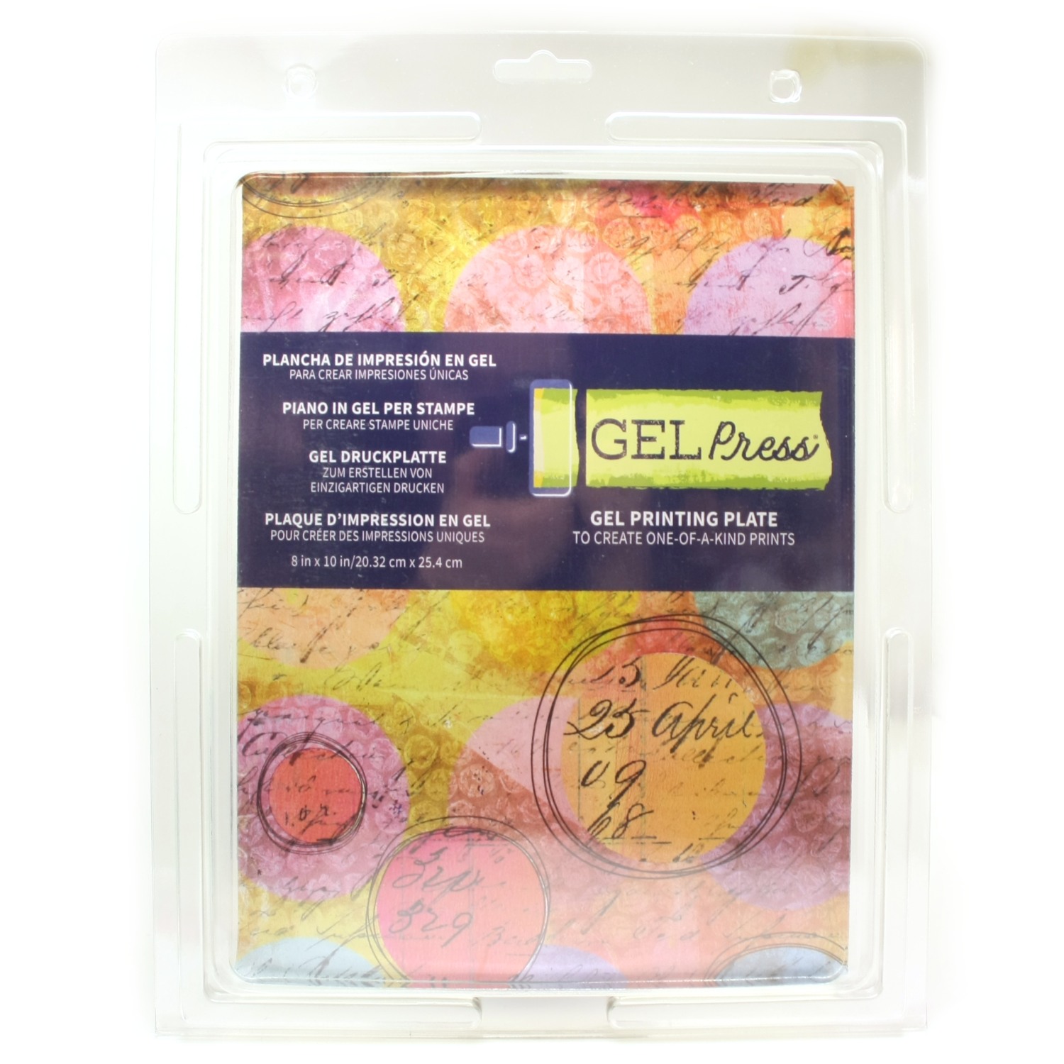 Gel Press -levy 20,32x25,4cm (8"x10")