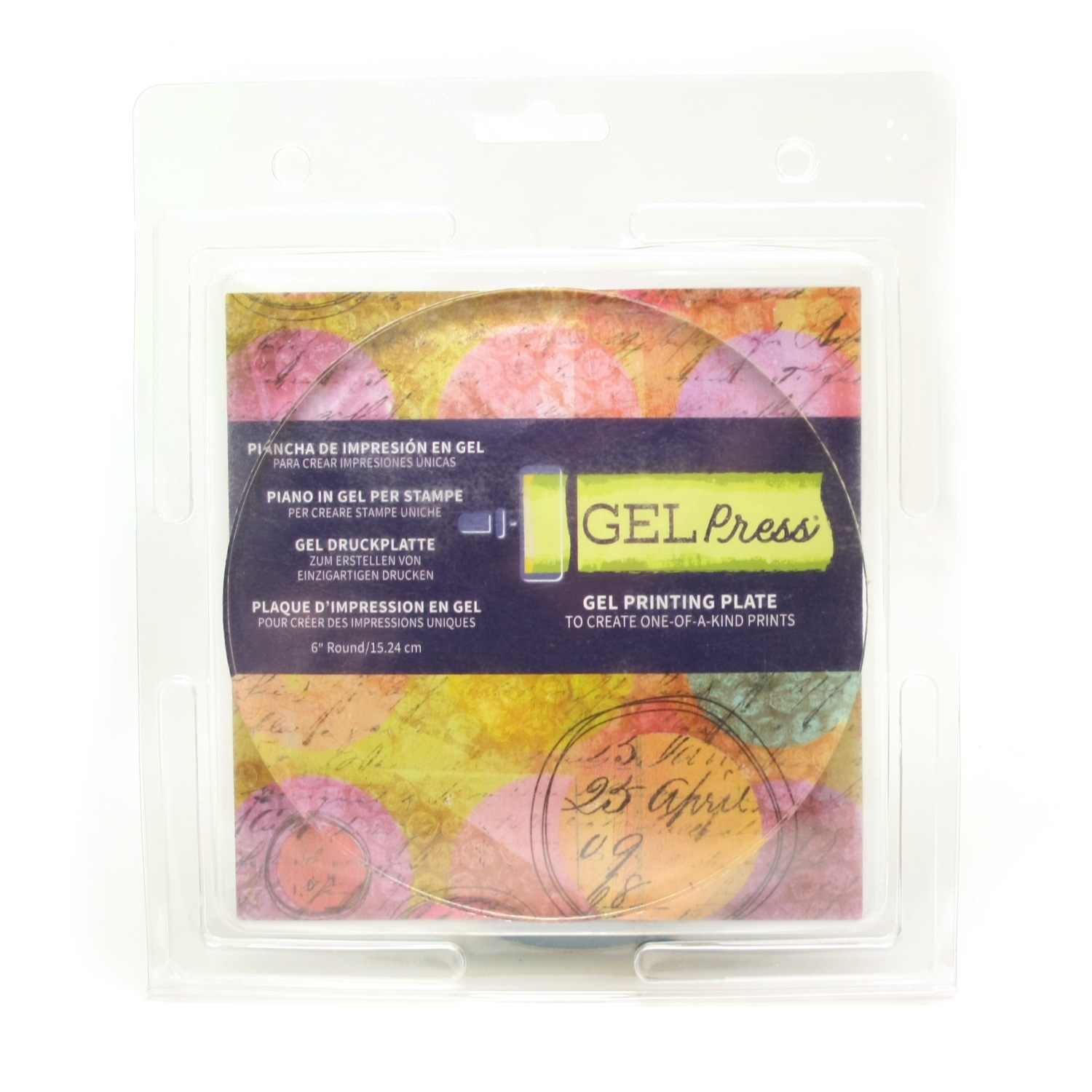 Gel Press -levy Ø10,16cm (4")