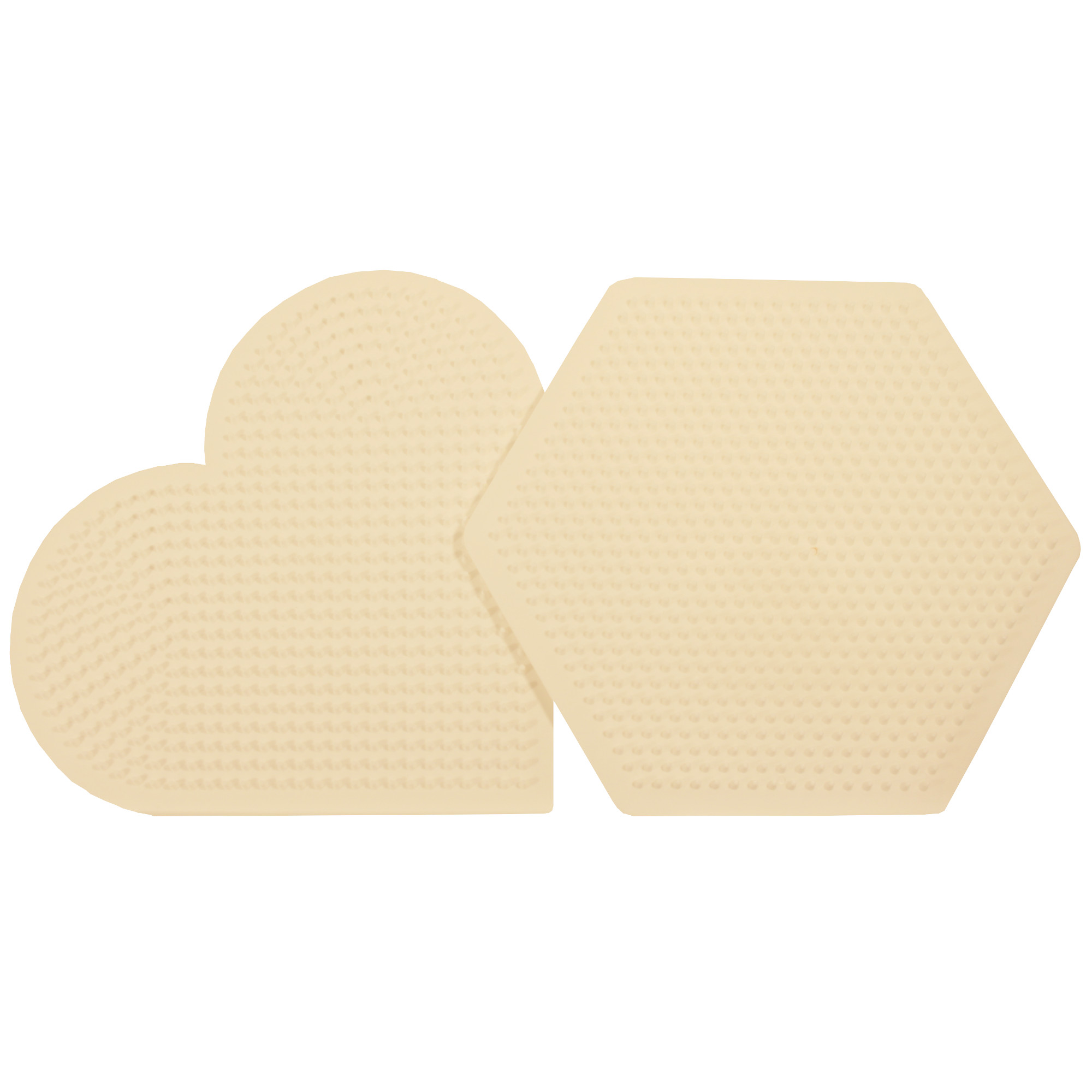 Hama Midi alusta - Sydän ja 6-kulmainen