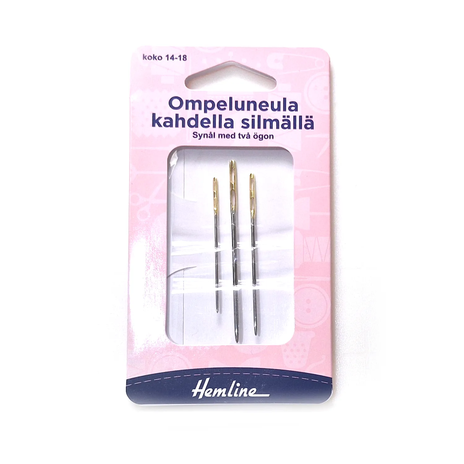Ompeluneula kahdella silmällä 14-18