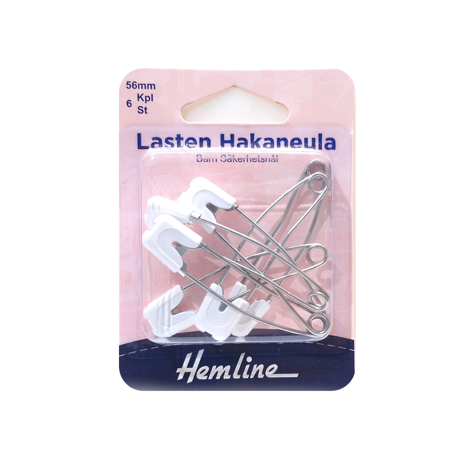 Lasten Hakaneula 56mm 6kpl