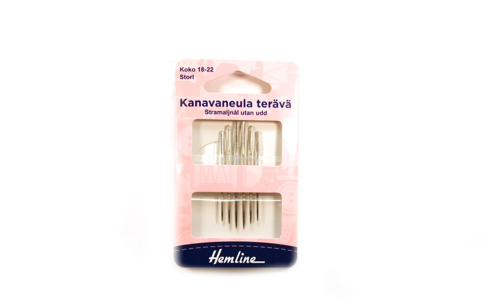 Kanavaneula, terävä