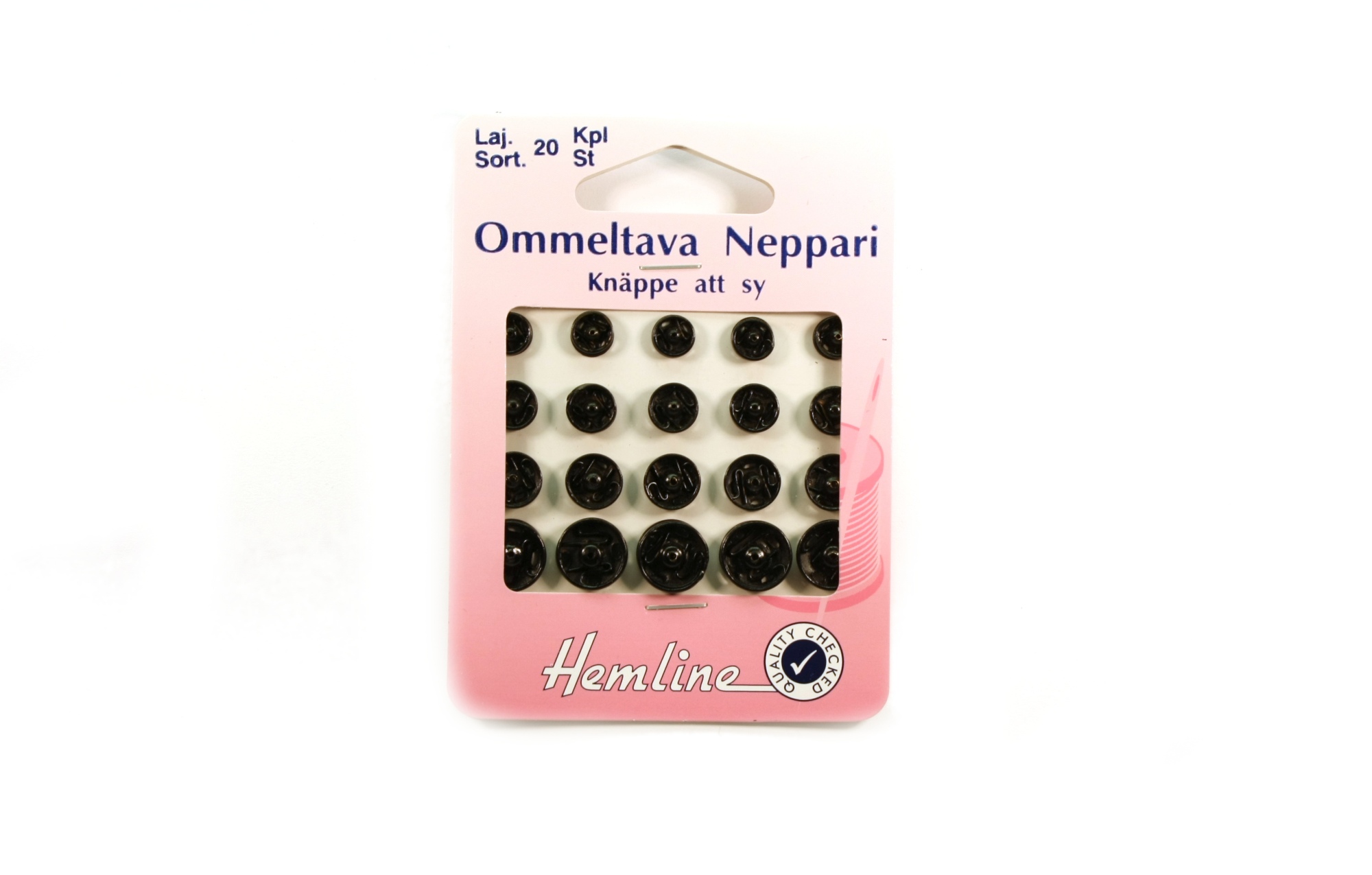 Ommeltava neppari - Musta