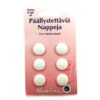Päällystettävä nappi 15mm - Valkoinen