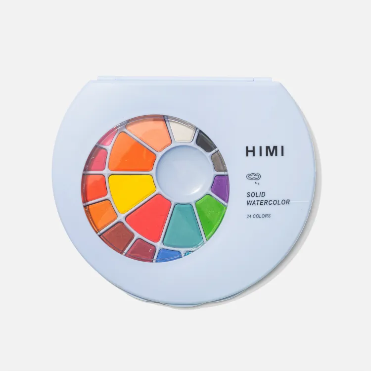 HIMI Akvarellirasia 24 sävyä - Sininen pakkaus