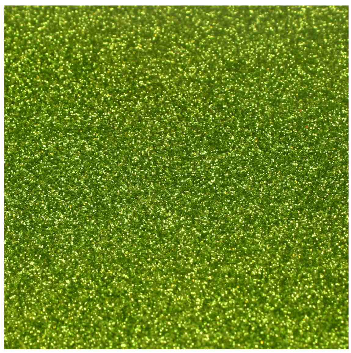Ki-Sign Hot Fix Efektiarkki - Glitter Lime Green