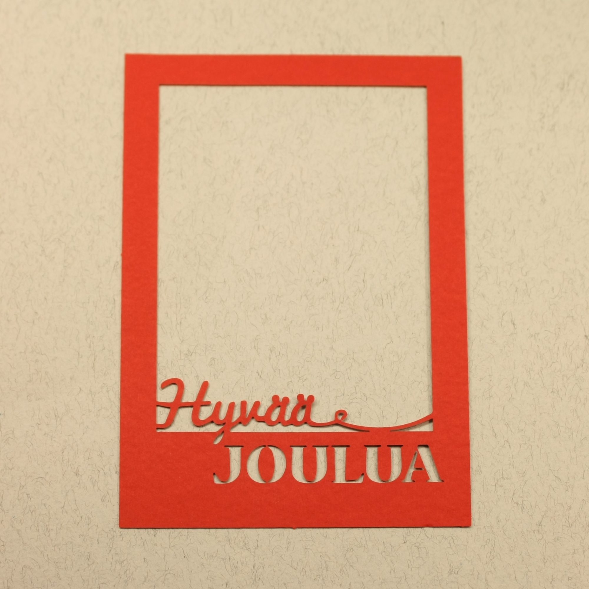 Koristekehys - Hyvää Joulua punainen