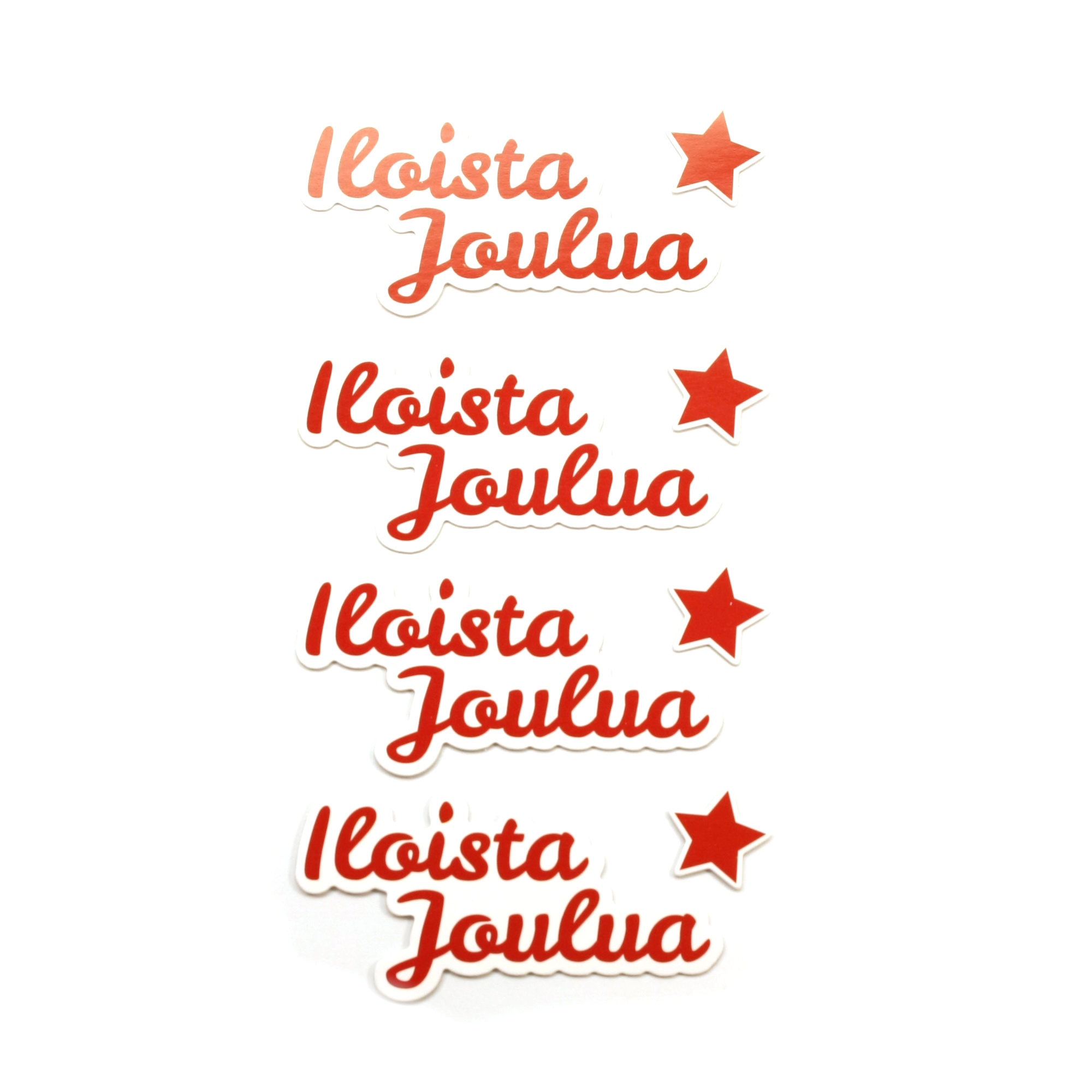 Tekstitarra - Iloista Joulua