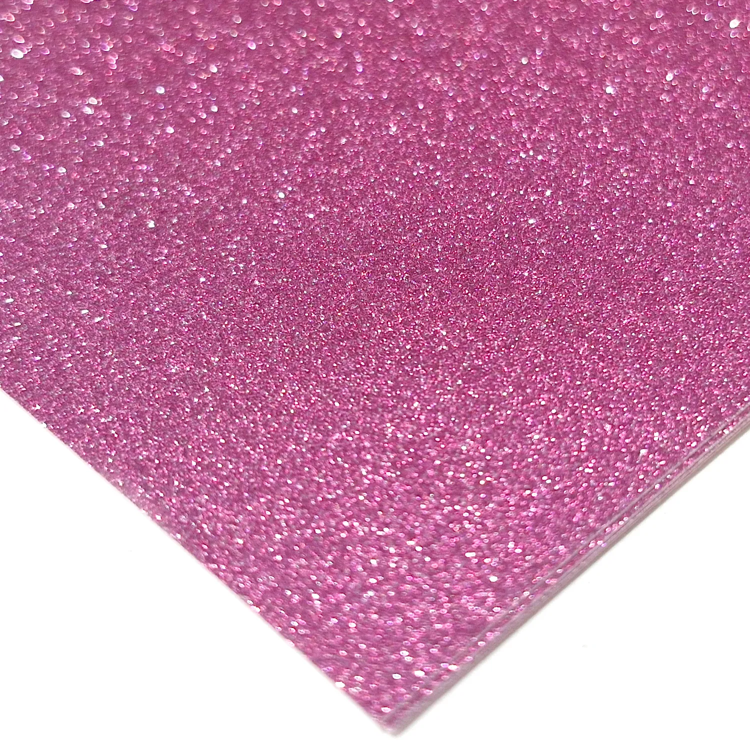 Glitterkartonki A4 5kpl - Pinkki