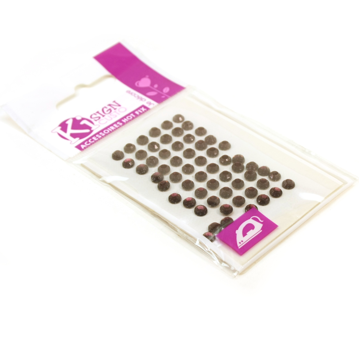 HotFix Strassit - 5mm Tumma Violetti