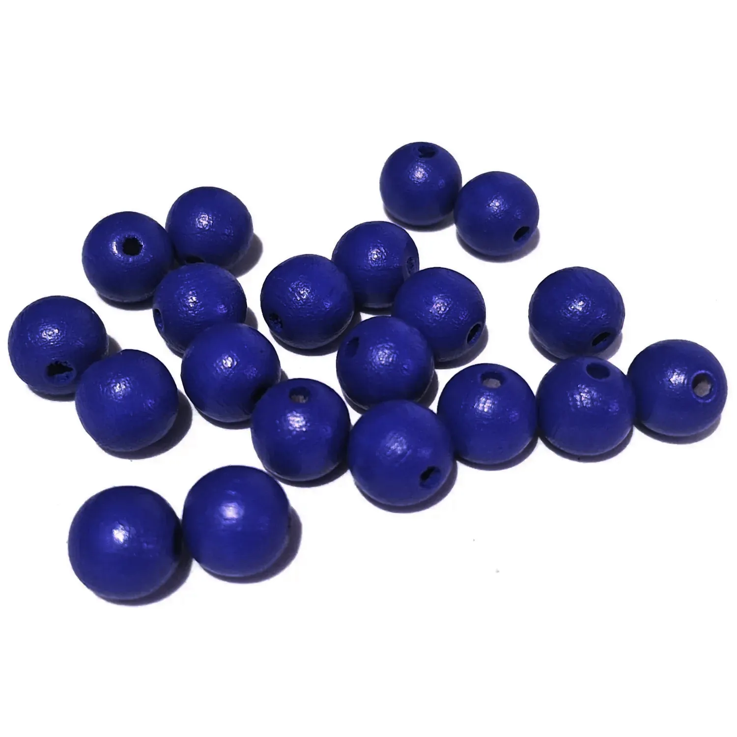 Puuhelmi 6mm 125kpl - Tummansininen