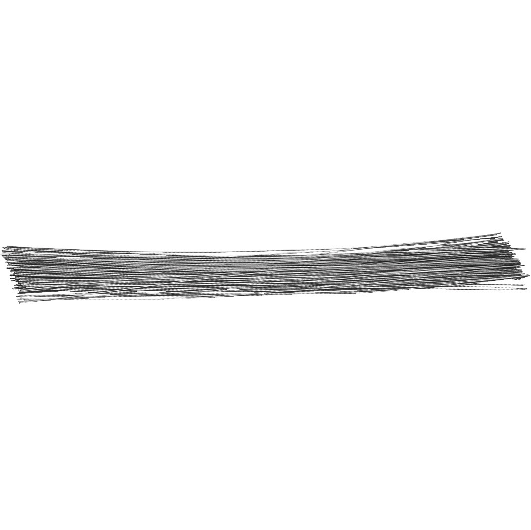 Rautalanka 0,8mm 30cm - Savunharmaa