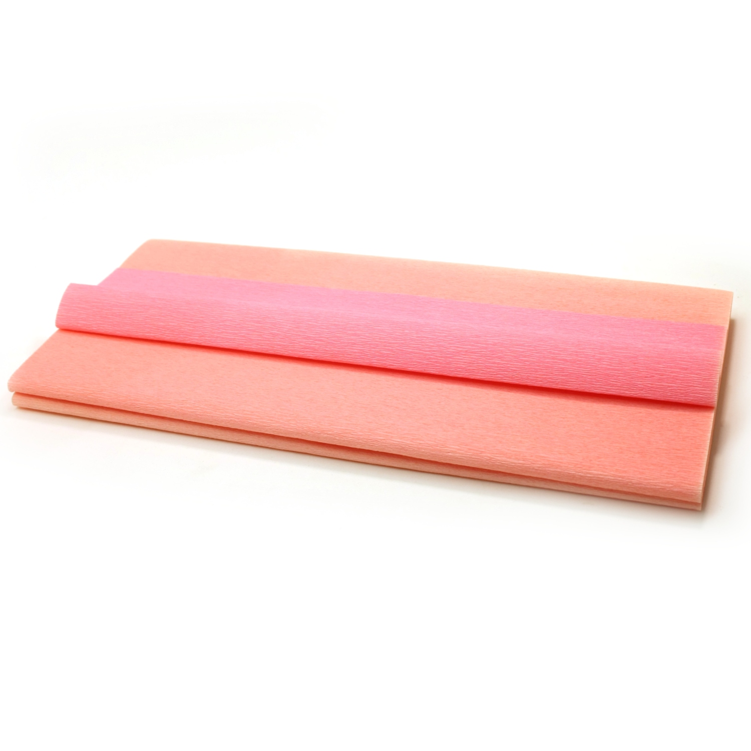 Kaksipuolinen kreppipaperi - Vaaleanpunainen