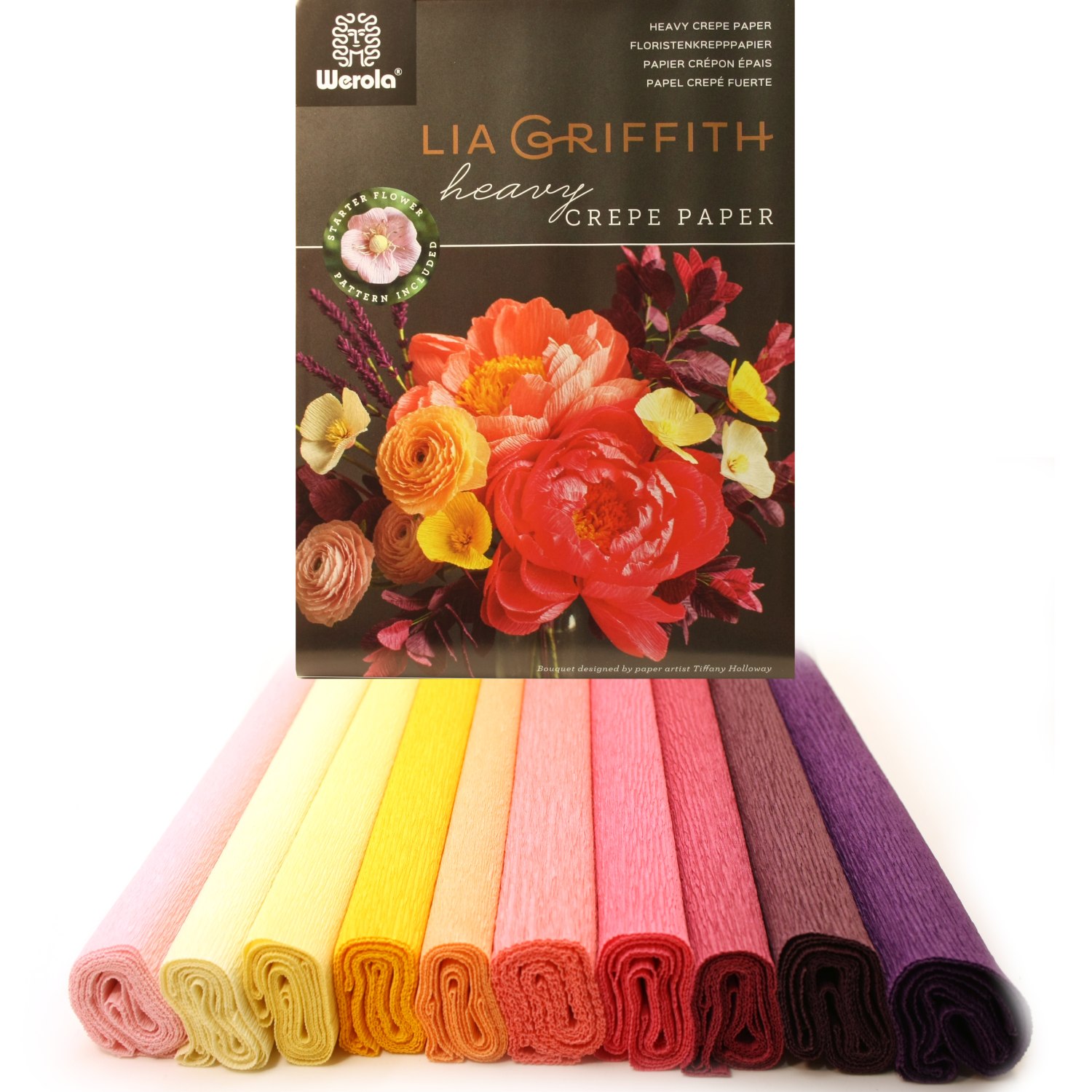 Lia Griffith Kreppipaperilajitelma - English Garden