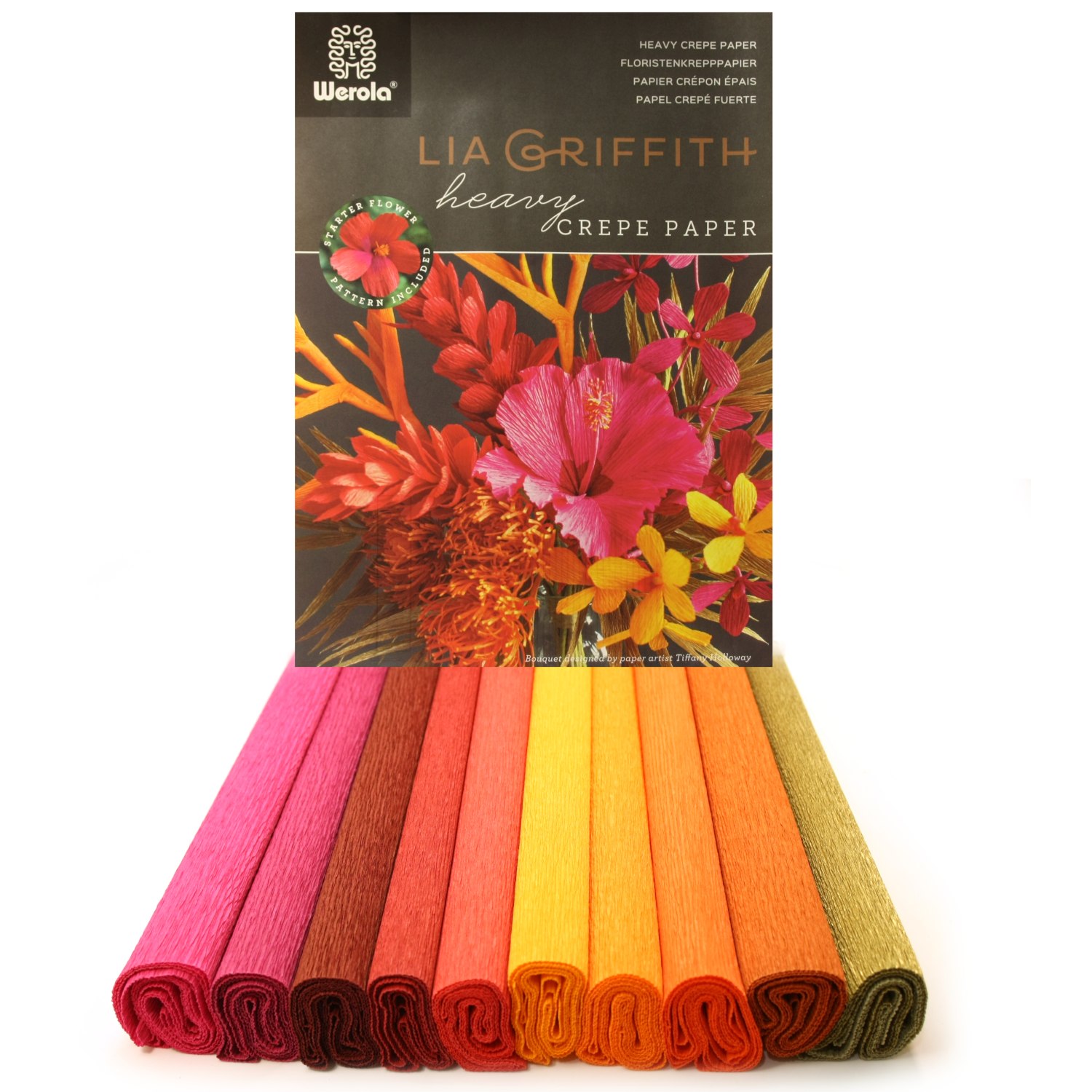 Lia Griffith Kreppipaperilajitelma - Tropical Garden