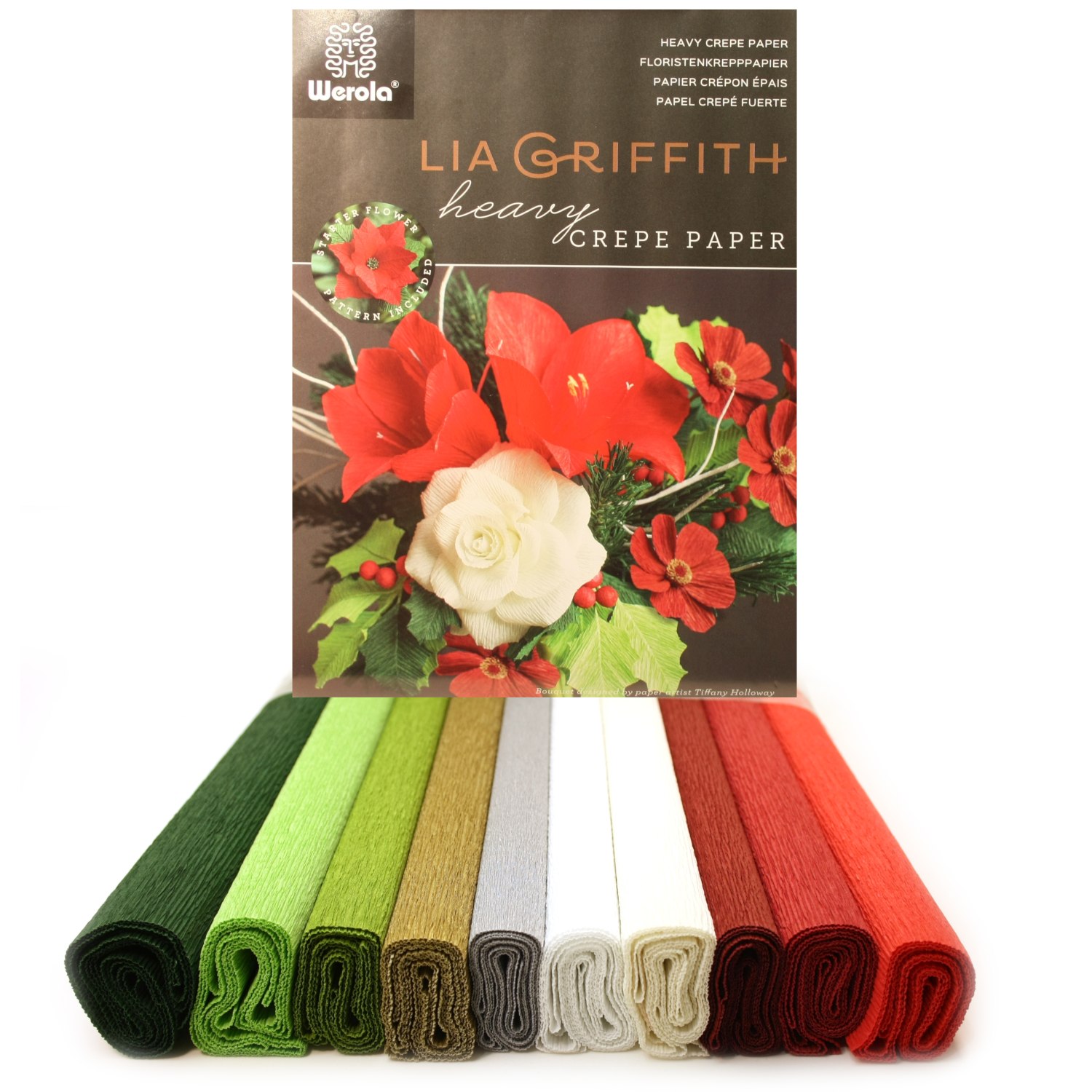 Lia Griffith Kreppipaperilajitelma - Winter Garden