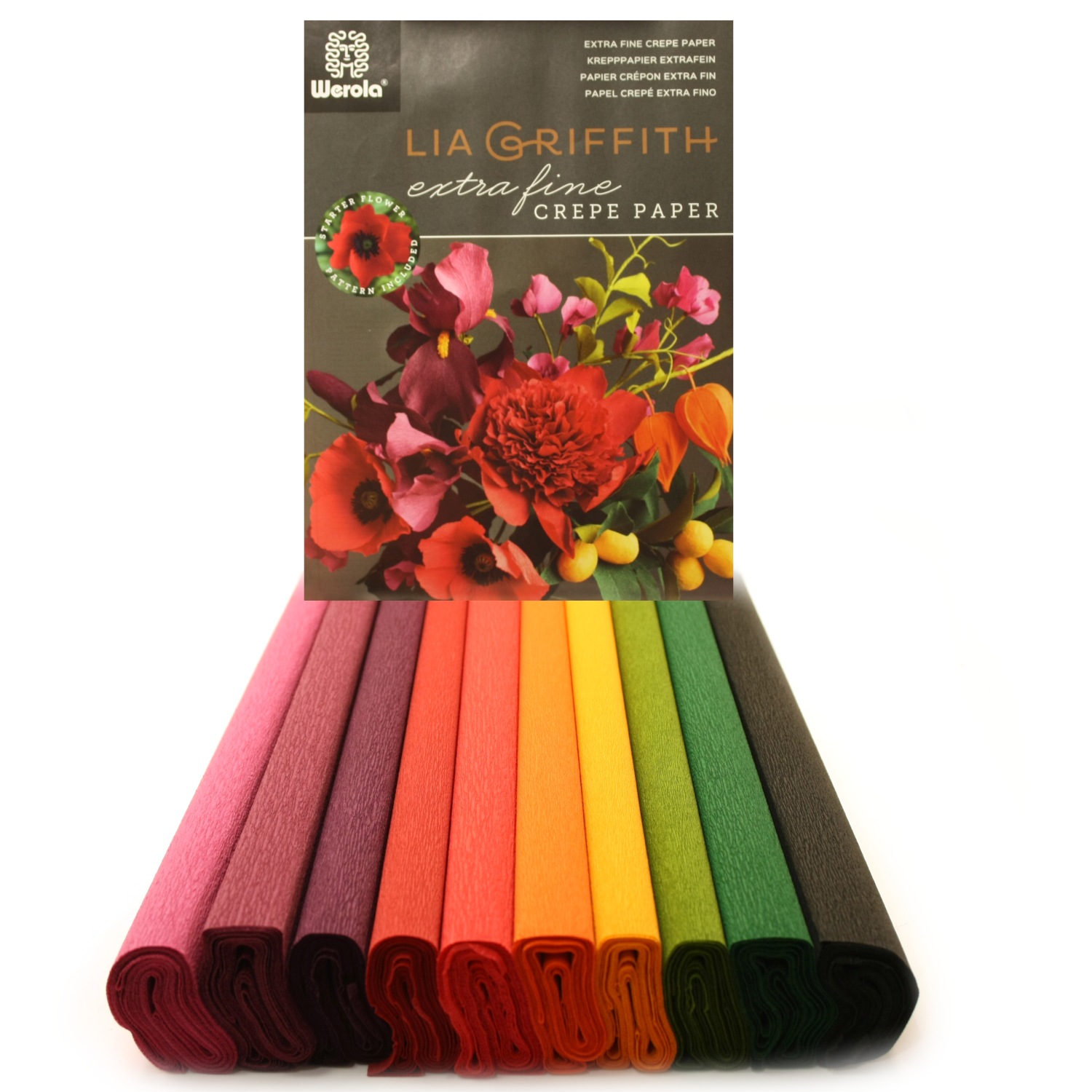 Lia Griffith Kreppipaperilajitelma - Enchanted Garden