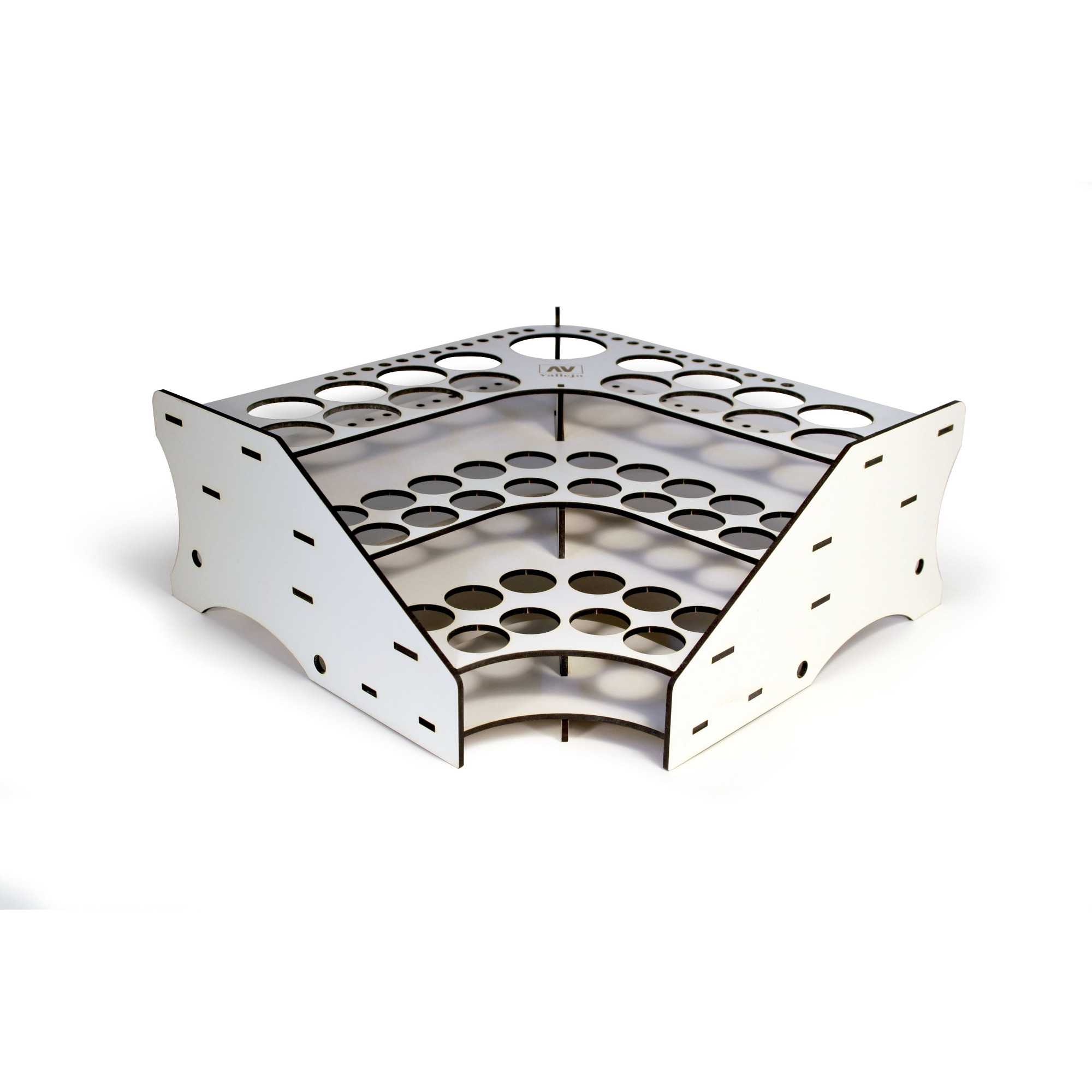 Modulaarinen maaliteline kulma