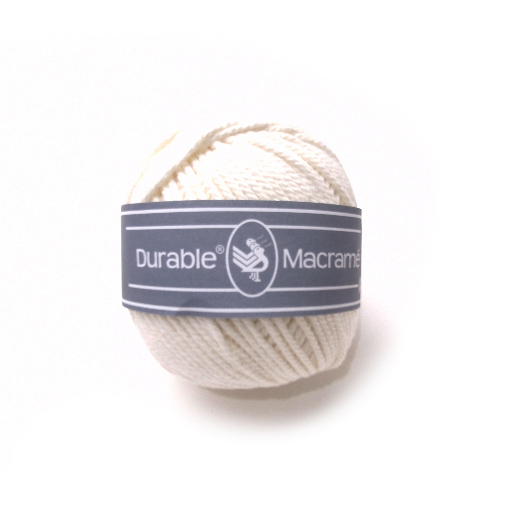Durable Macramé kierrenaru - 326 Norsunluu