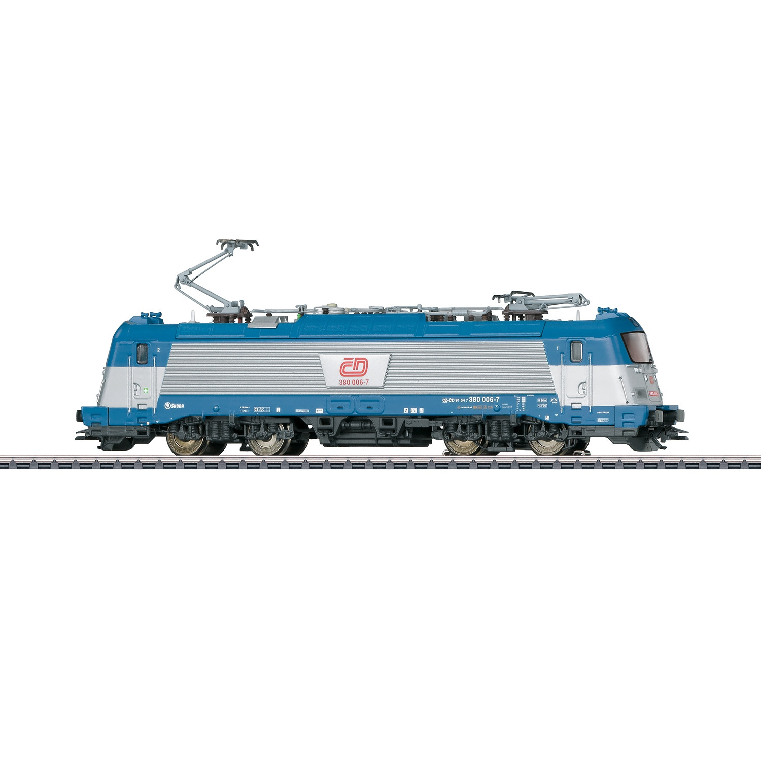 řady 380 006-7 "Emil Zátopek"-sähköveturi