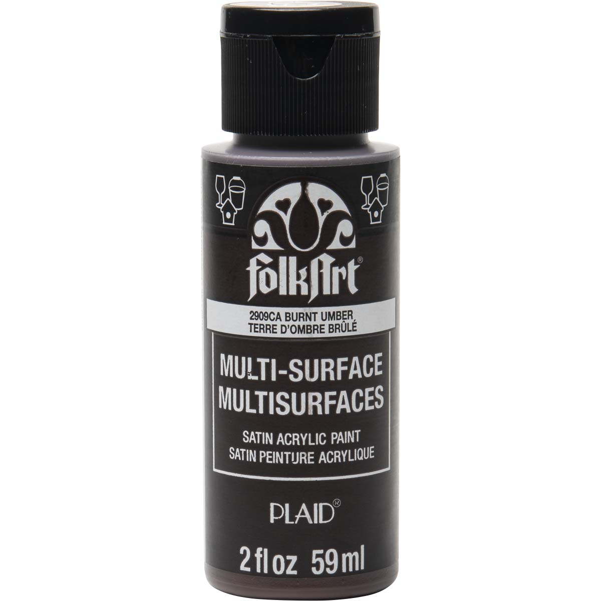 Alternative view of FolkArt Multi-Surface - 2909 Burnt Umber