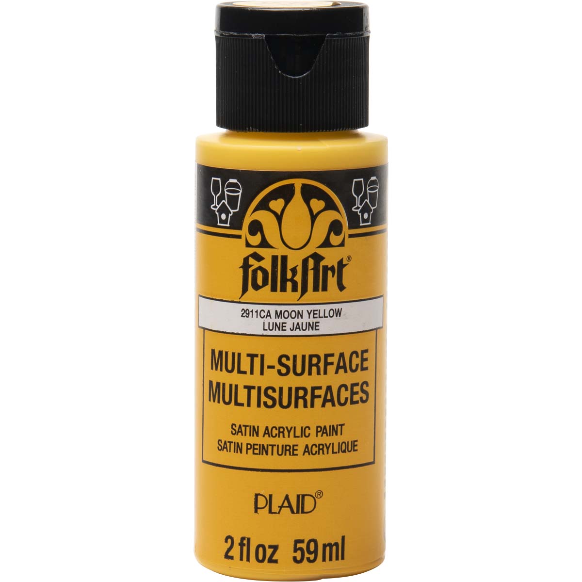 Alternative view of FolkArt Multi-Surface - 2911 Moon Yellow