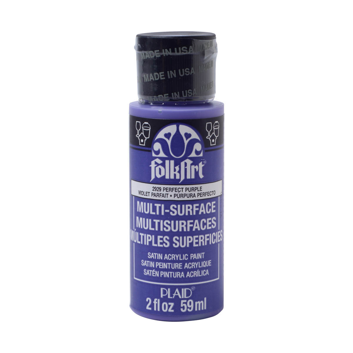 Alternative view of FolkArt Multi-Surface - 2929 Perfect Purple