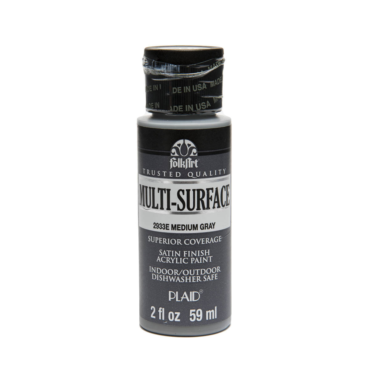 Alternative view of FolkArt Multi-Surface - 2933 Medium Grey