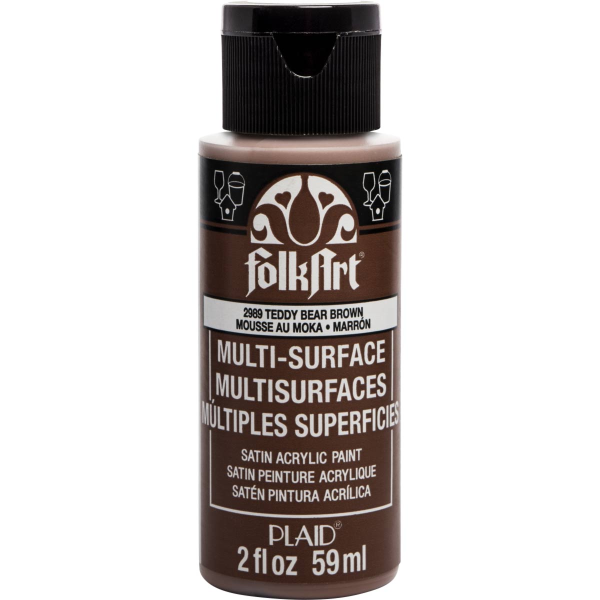 Alternative view of FolkArt Multi-Surface - 2989 Teddy Bear Brown