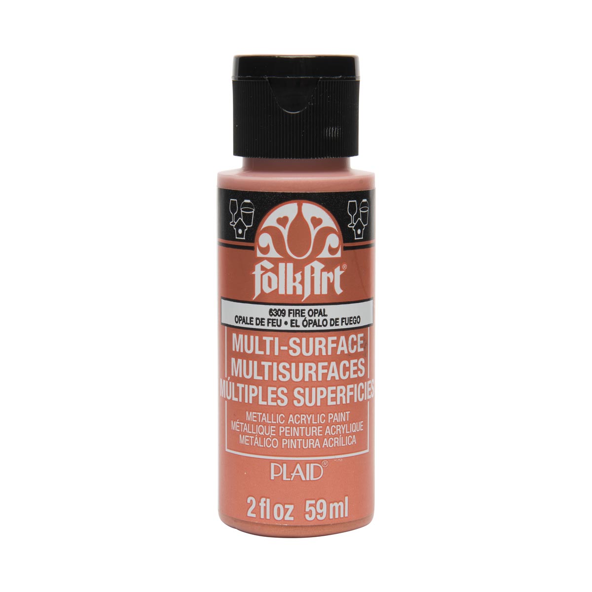 Alternative view of FolkArt Multi-Surface Metallic - 6309 Fire Opal
