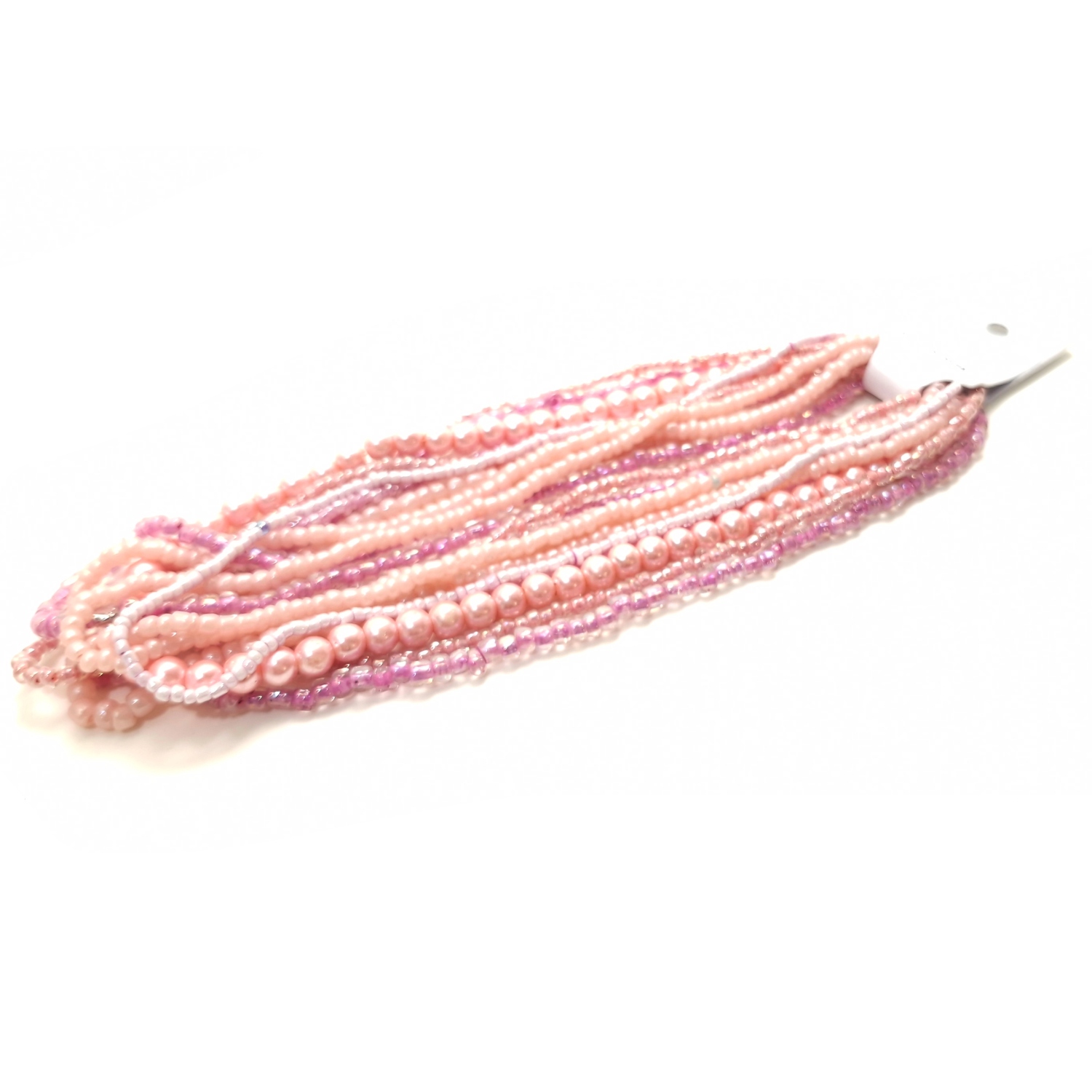 Mumbai Lasihelmilajitelma - Vaaleanpunainen