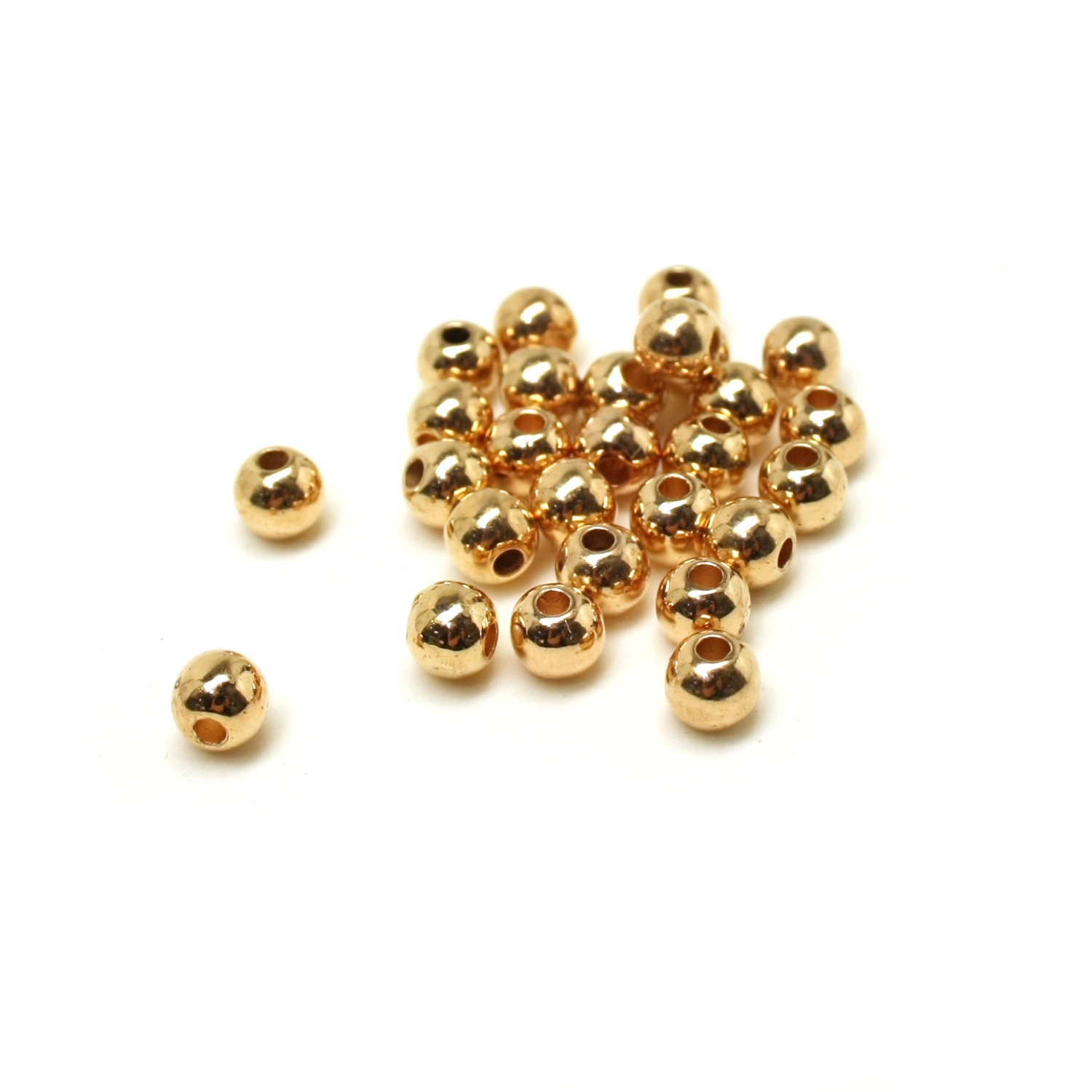 Muovihelmi - Kulta 6mm