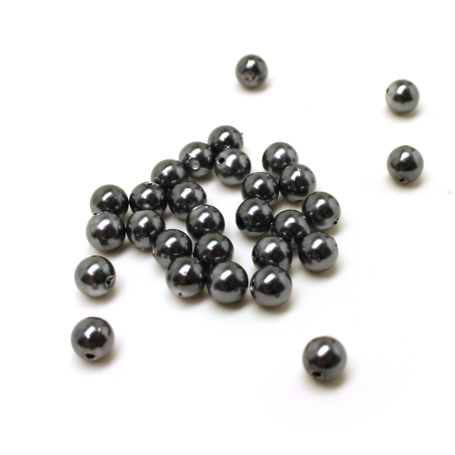 Muovihelmi - Savunharmaa 6mm