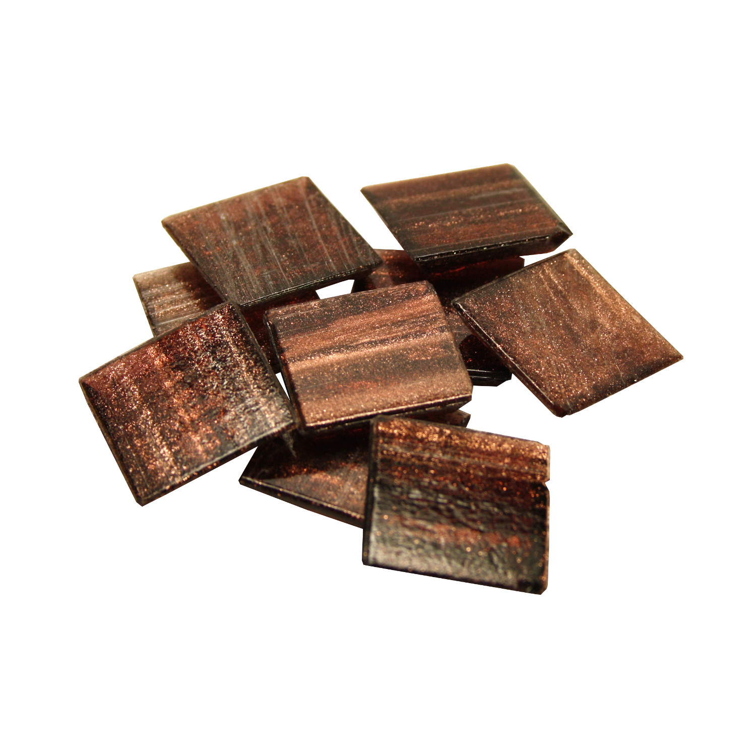 Murano lasimosaiikki - Veined Coffee