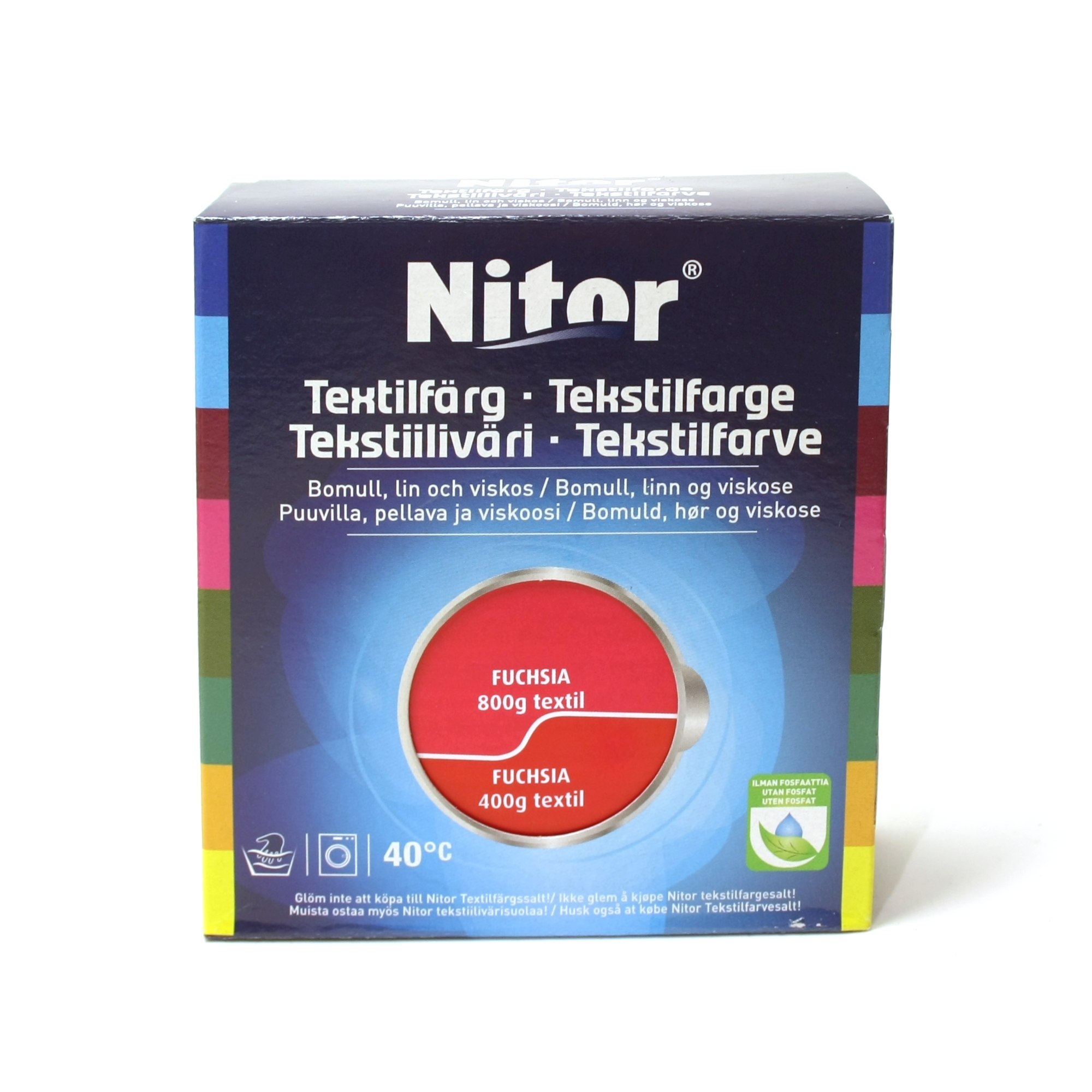 Nitor Tekstiiliväri 75ml - Fuksia