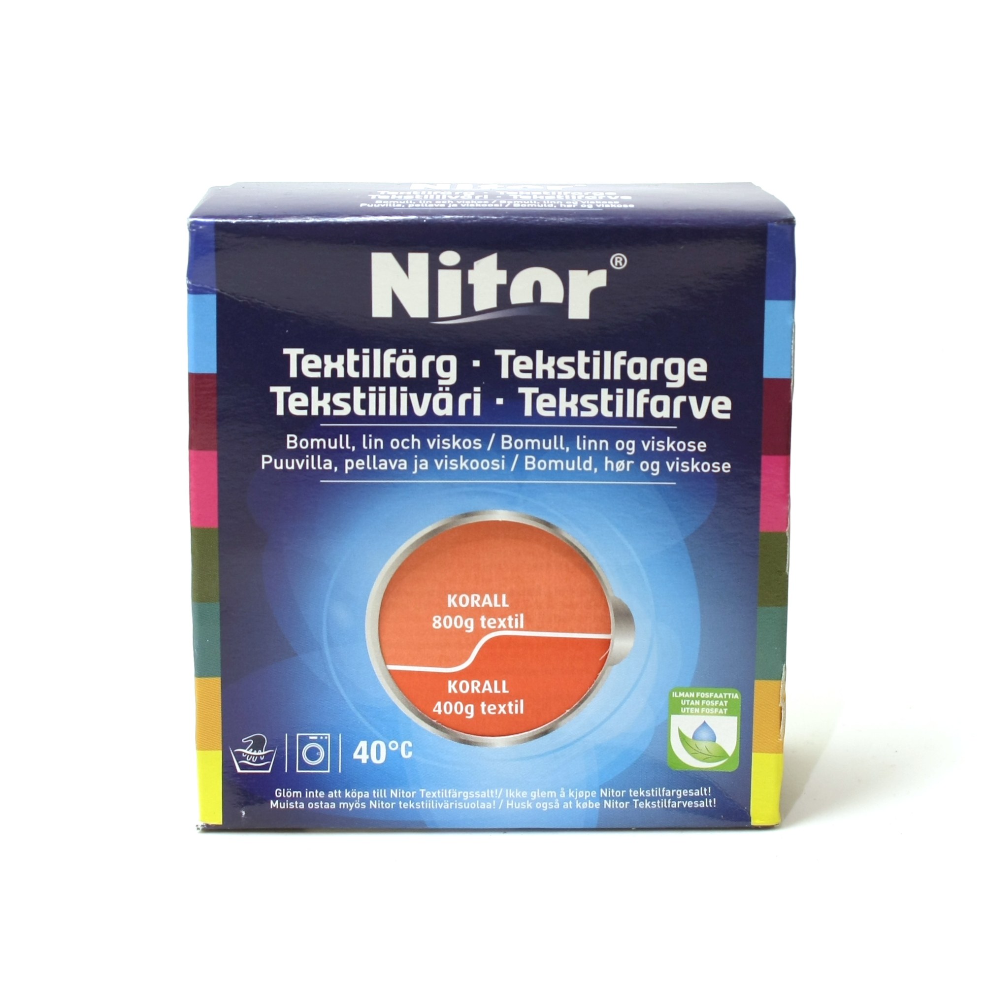Nitor Tekstiiliväri 75ml - Koralli