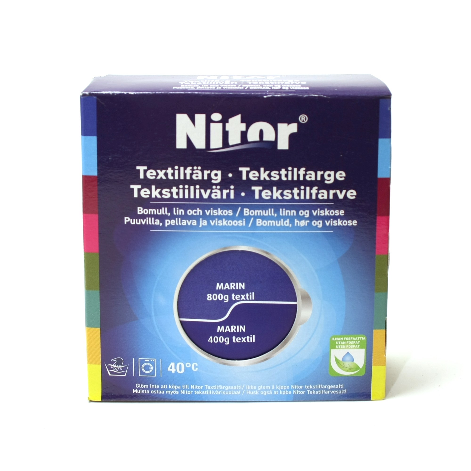 Nitor Tekstiiliväri 75ml - Laivastonsininen